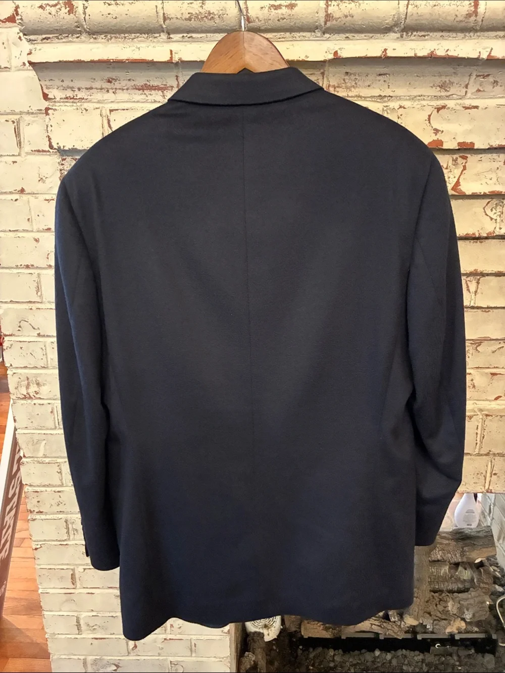 Jack Victor Prossimo Sagewood Sport Jacket in 100% Loro Piana Cashmere Navy 44L